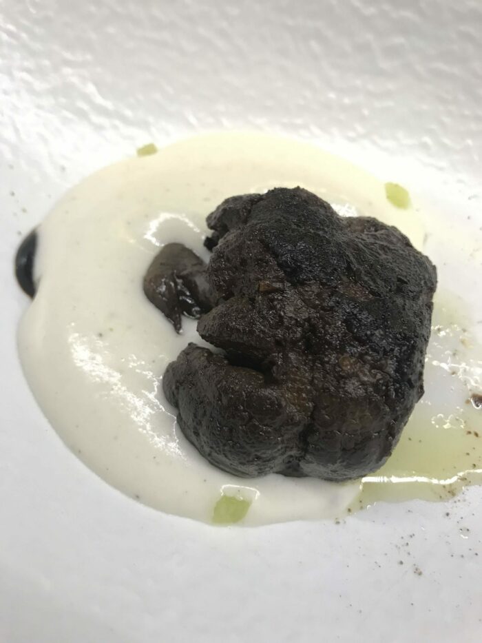 disfrutar black cauliflower 700x933 - Disfrutar in Barcelona, Spain: One of the Most Amazing Dining Experiences of My Life
