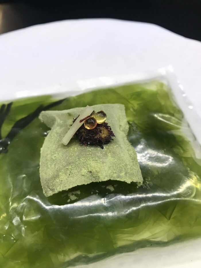 disfrutar crunchy ravioli 700x933 - Disfrutar in Barcelona, Spain: One of the Most Amazing Dining Experiences of My Life