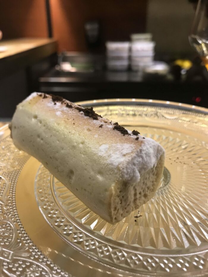 disfrutar swiss roll 700x933 - Disfrutar in Barcelona, Spain: One of the Most Amazing Dining Experiences of My Life