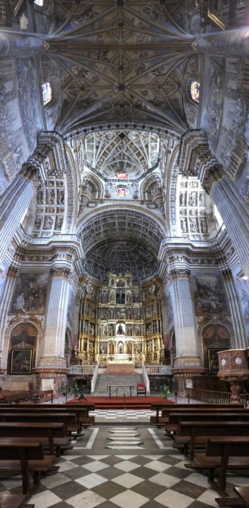san jeronimo monastery granada church 491x1000 - San Jerónimo Monastery in Granada, Spain