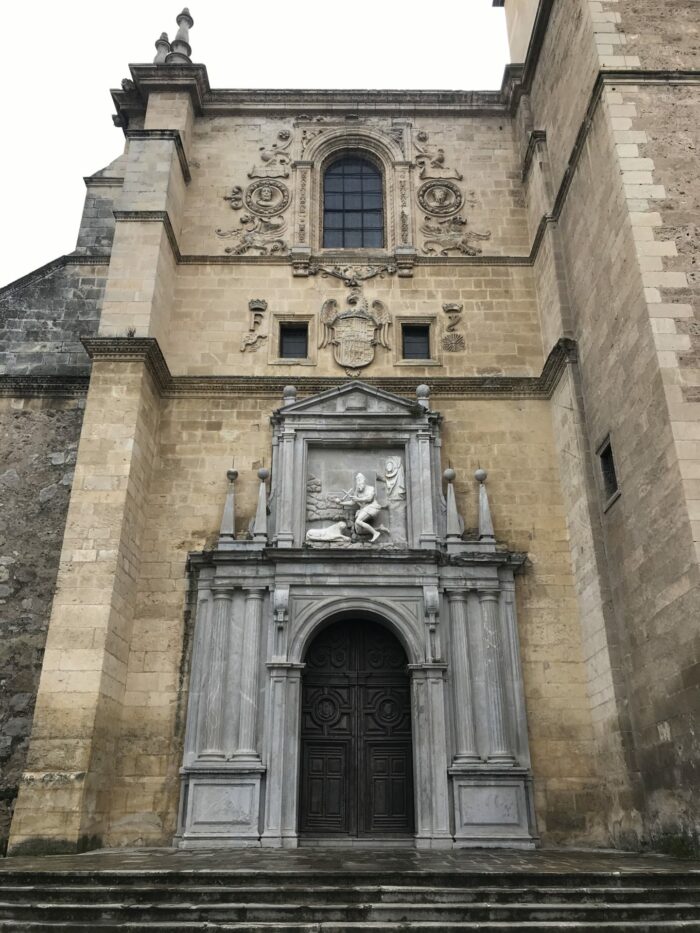 san jeronimo monastery granada passage facade 700x933 - San Jerónimo Monastery in Granada, Spain