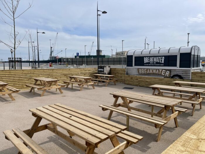 breakfront waterfront beer garden dover 700x525 - 4 Great Places for Craft Beer in Dover, England