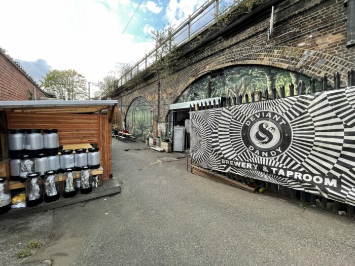 deviant and dandy brewery hackney craft beer 700x525 - 19 Great Places for Craft Beer in Hackney - Shoreditch - Dalston - Hoxton - Clapton - Stoke Newington -  Hackney Wick - East London