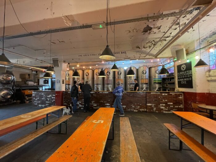 howling hops brewery taproom hackney wick london 700x525 - 19 Great Places for Craft Beer in Hackney - Shoreditch - Dalston - Hoxton - Clapton - Stoke Newington -  Hackney Wick - East London