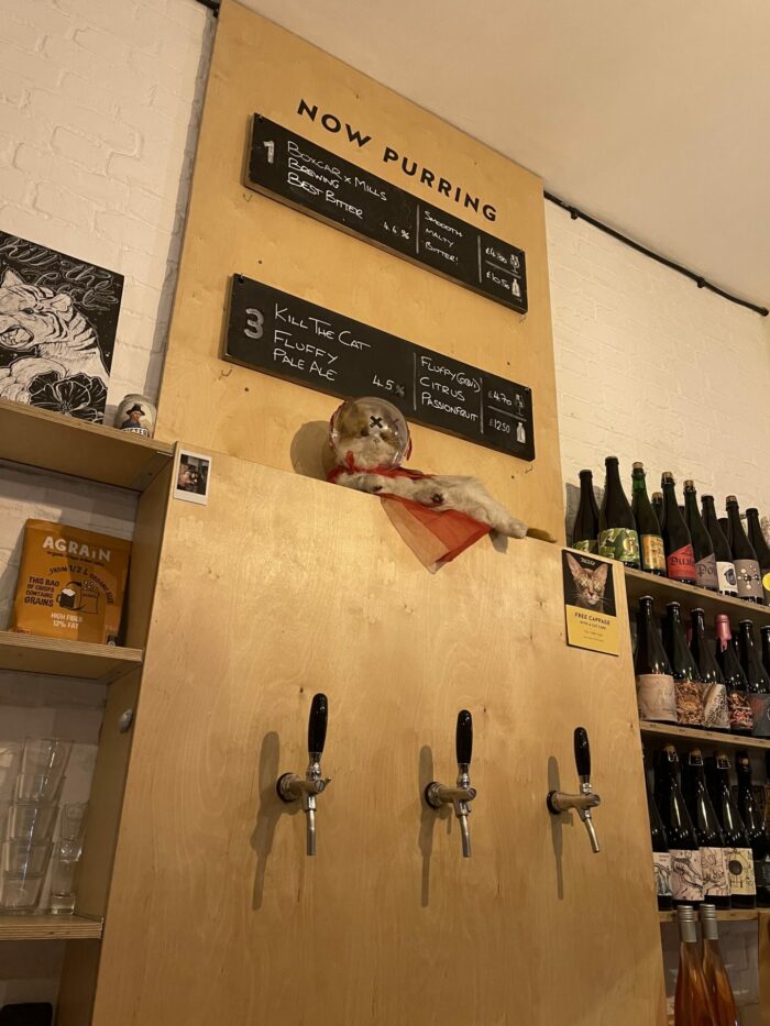 kill the cat craft beer bar east end london 700x933 - 6 Great Places for Craft Beer in the East End of London - Bethnal Green - Tower Hamlets