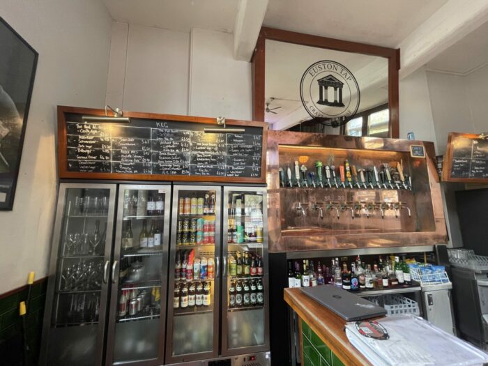 euston tap craft beer bar london 700x525 - 13 Great Places for Craft Beer in Camden - Bloomsbury - Kentish Town - Hampstead - North London