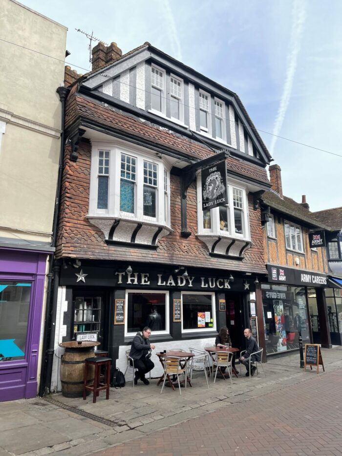 the lady luck canterbury 700x933 - 8 Great Places for Craft Beer in Canterbury, England