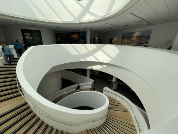 spiral staircase museum of liverpool 700x525 - Museum of Liverpool