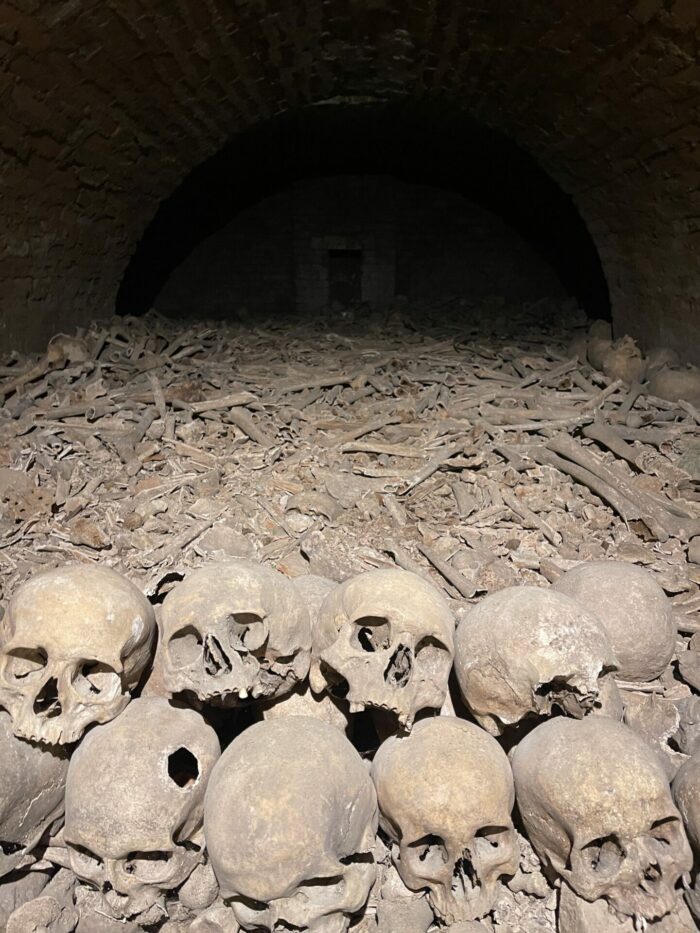 brno ossuary bones 700x933 - Brno Ossuary at St. James Church