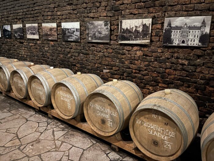 bzenec castle winery wine barrels history 700x525