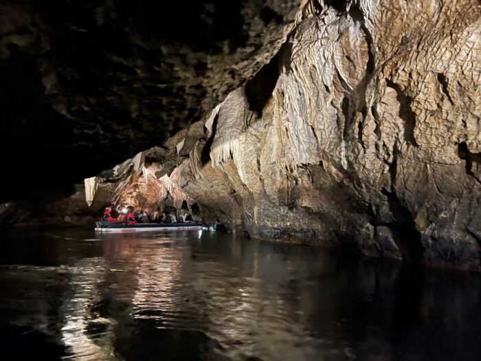 punkva caves boat tour 700x525 - Moravian Karst - Spectacular Caves near Brno Including Punkva Caves