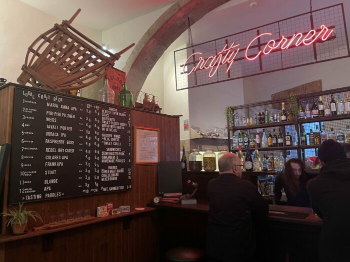 crafty corner beer lisbon 700x525 - 24 Great Places for Craft Beer in Lisbon, Portugal