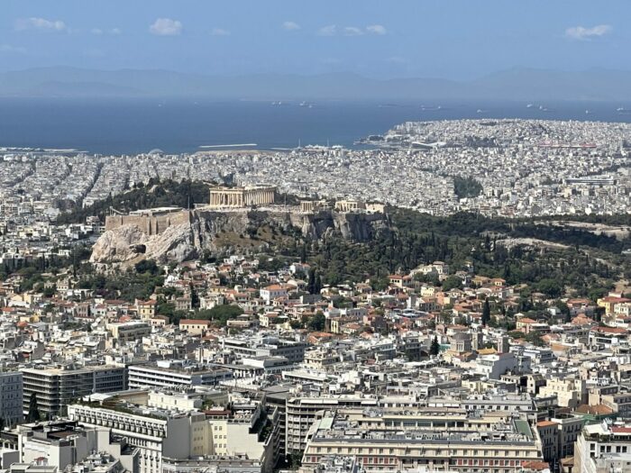 best acropolis view athens from lycabettus hill 700x525