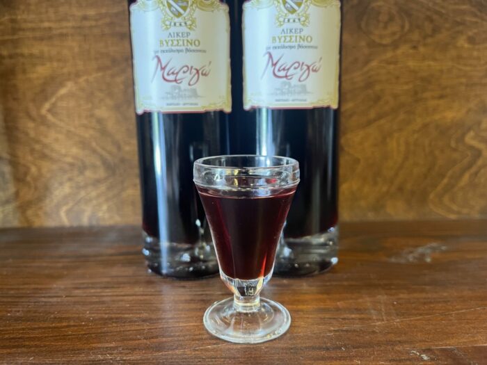 karonis distillery tasting cherry brandy 700x525