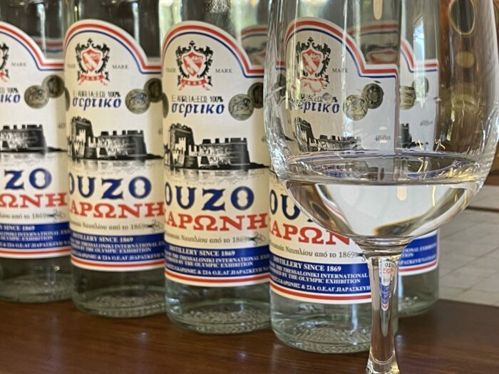 karonis distillery tasting ouzo 700x525