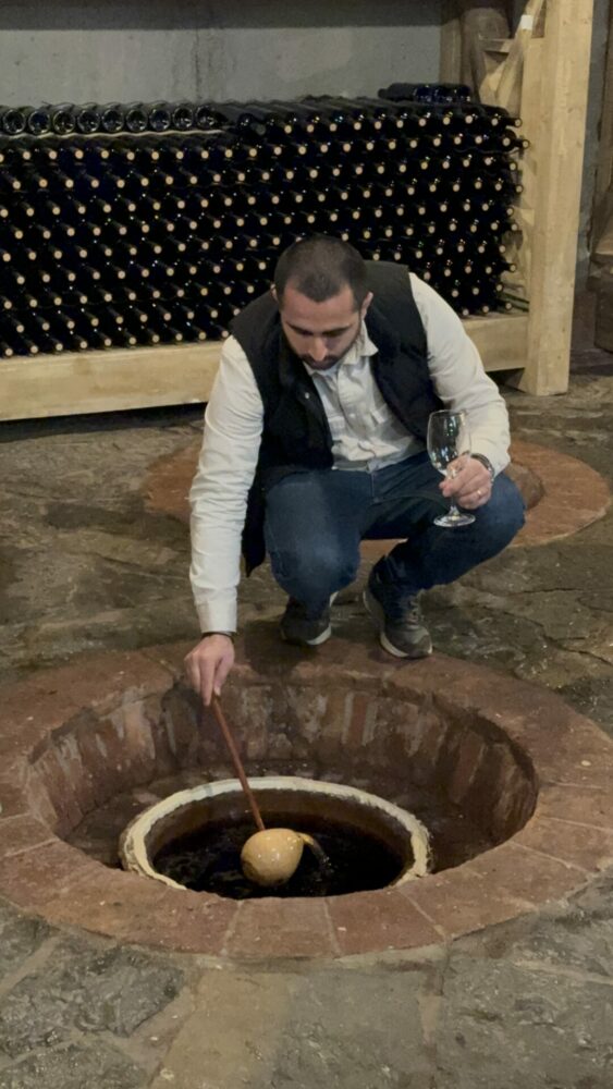 giuaani winery qvevri tasting 563x1000