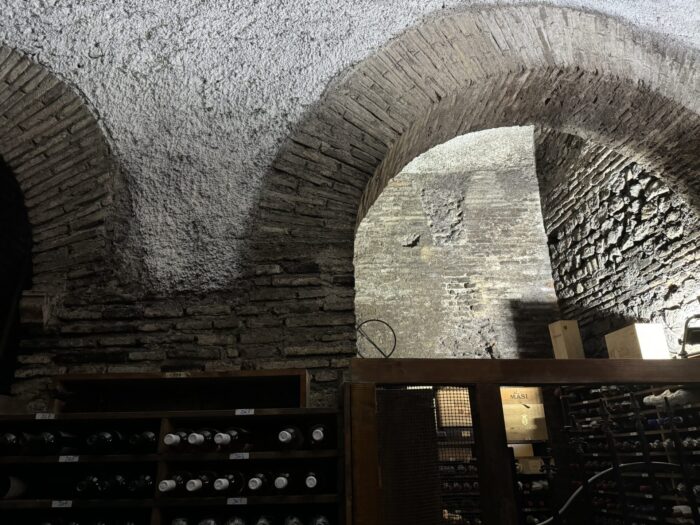 eating europe twilight trastevere food tour wine cellar 700x525