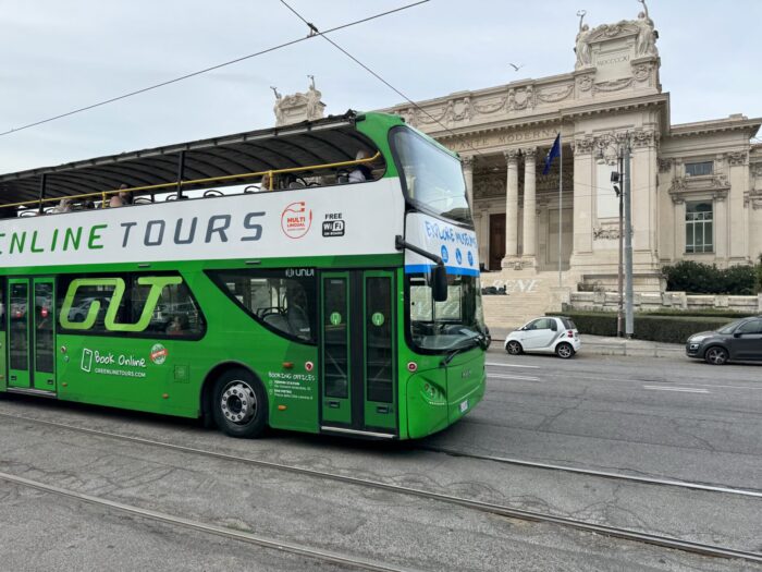 The Best Hop-On, Hop-Off Buses in Rome, Italy green line tours rome hop on hop off bus 700x525
