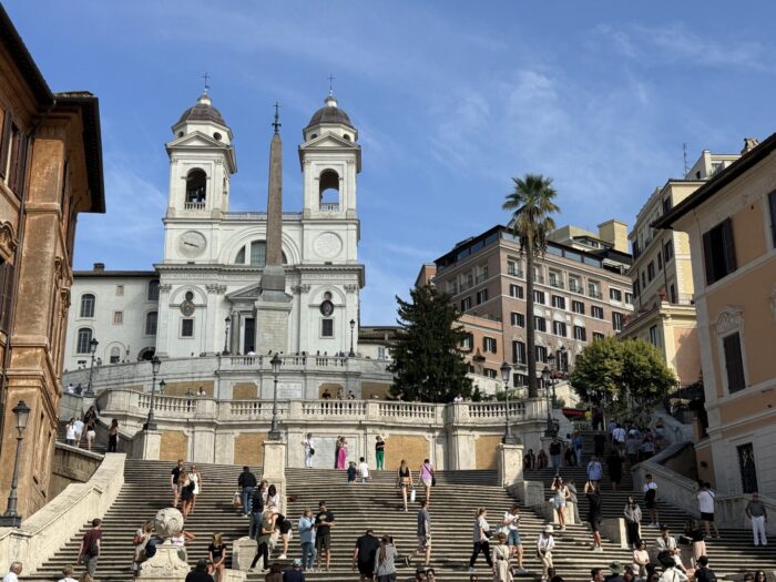 spanish steps golf cart tour rome 700x525