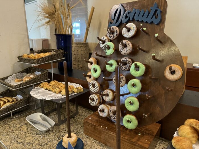 Hotel NYX Cancun All-Inclusive Restaurants & Bars Review hotel nyx cancun all inclusive breakfast buffet donuts bread pastries 700x525