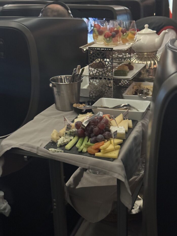 Turkish Airlines Business Class Boeing 787-9 Istanbul IST To San Francisco SFO review turkish airlines business class istanbul san francisco dessert cart 700x933
