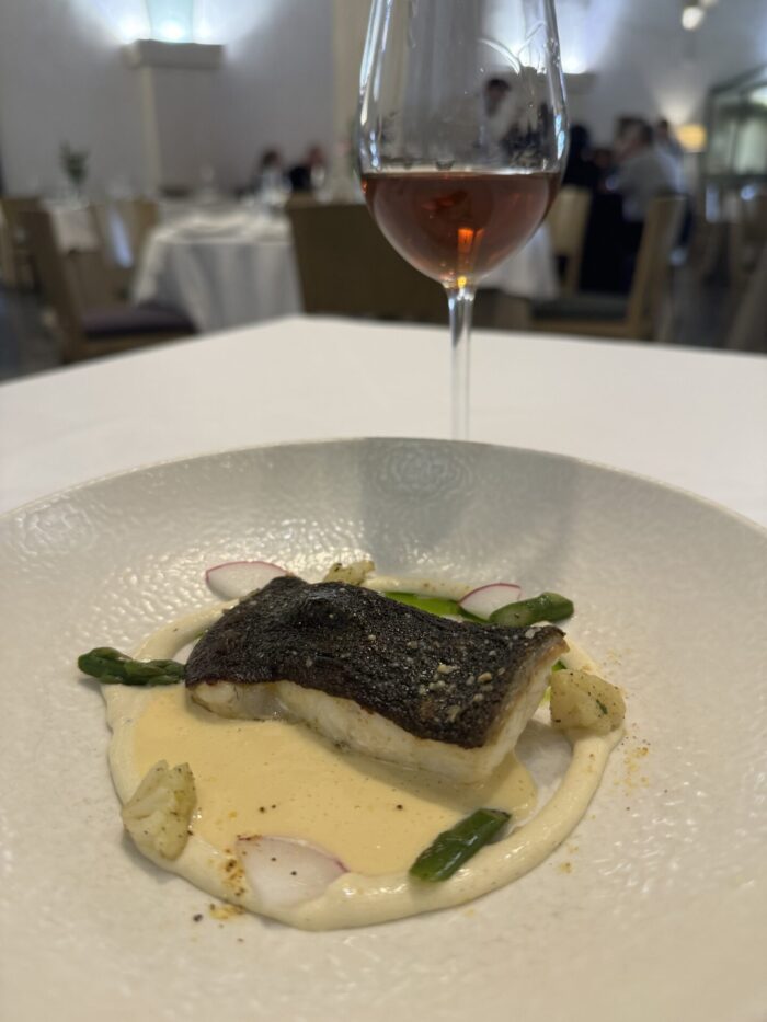la carbona sherry tasting menu turbot 700x933
