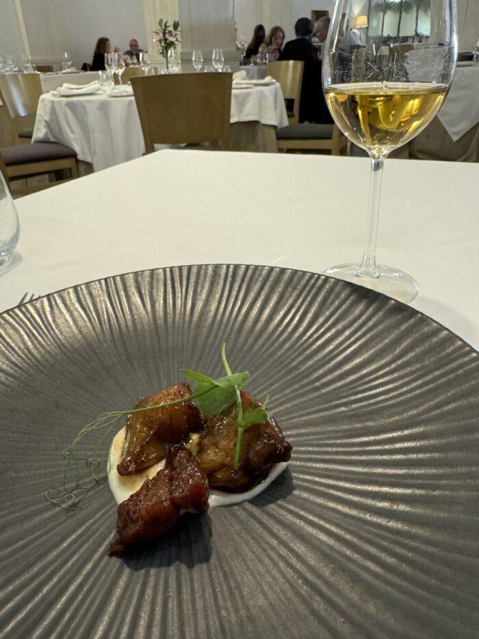 la carbona tasting menu sherry sweetbreads 700x933