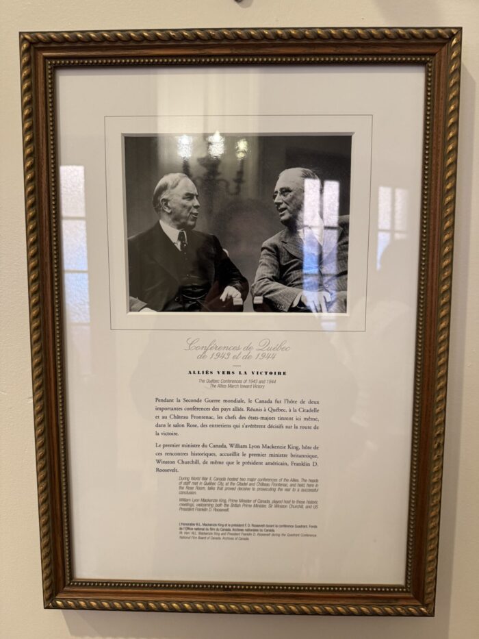 fairmont le chateau frontenac quebec conference roosevelt king churchill 700x933