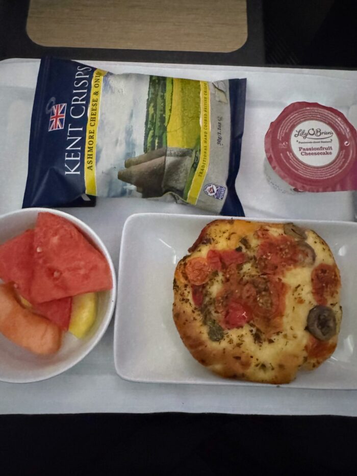 american airlines flagship suite prelanding snack 700x933