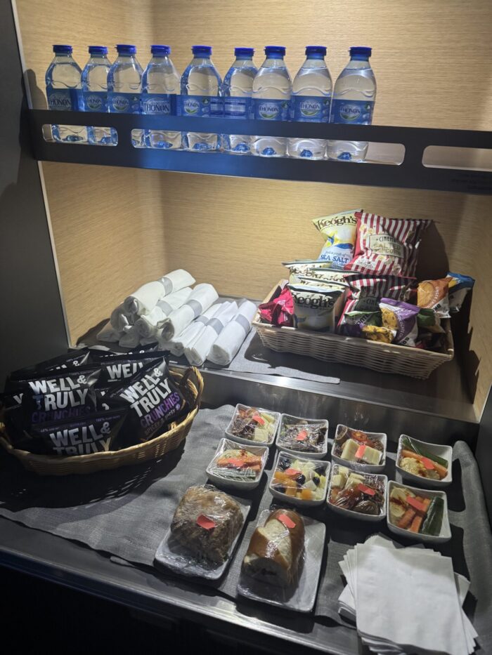 american airlines flagship suite snack galley 700x933