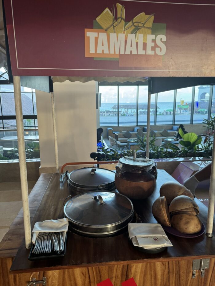 What The Food And Drink Is Like At A Luxury All-Inclusive Resort In Cancun, Mexico marriott cancun all inclusive tamale cart 700x933
