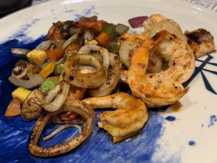 What The Food And Drink Is Like At A Luxury All-Inclusive Resort In Cancun, Mexico marriott cancun all inclusive teppanyaki dinner review 700x525