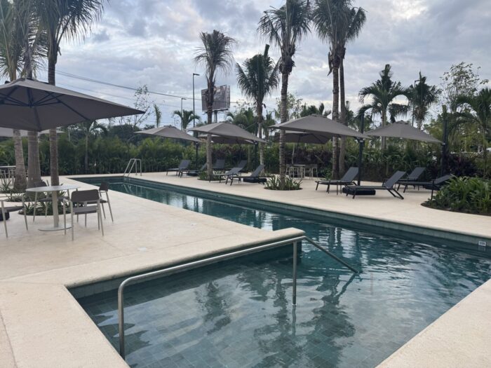 Hyatt Place Cancun Airport Review hyatt place cancun airport pool 700x525
