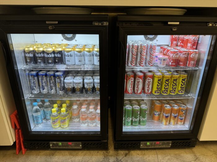 Oaxaca Airport Lounge Review oaxaca airport lounge beer soda 700x525