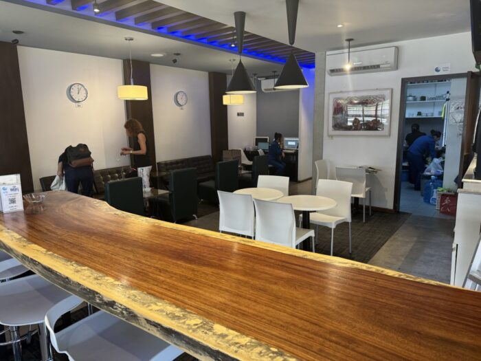 Oaxaca Airport Lounge Review oaxaca airport lounge tables 700x525