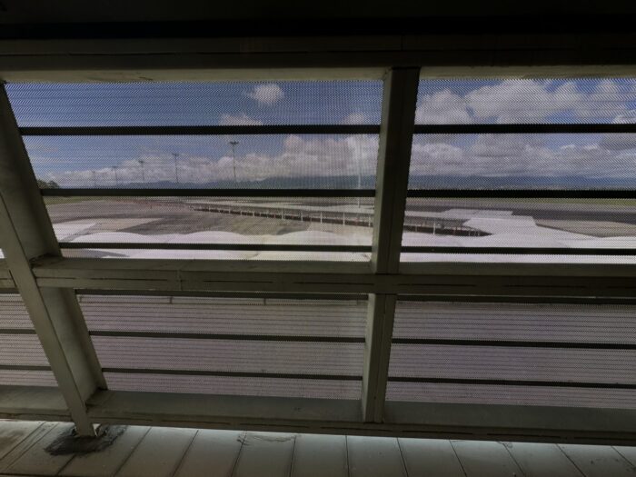 Oaxaca Airport Lounge Review oaxaca airport lounge windows runway view 700x525
